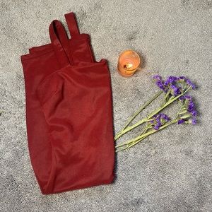 burgundy dress from Charlotte Russe